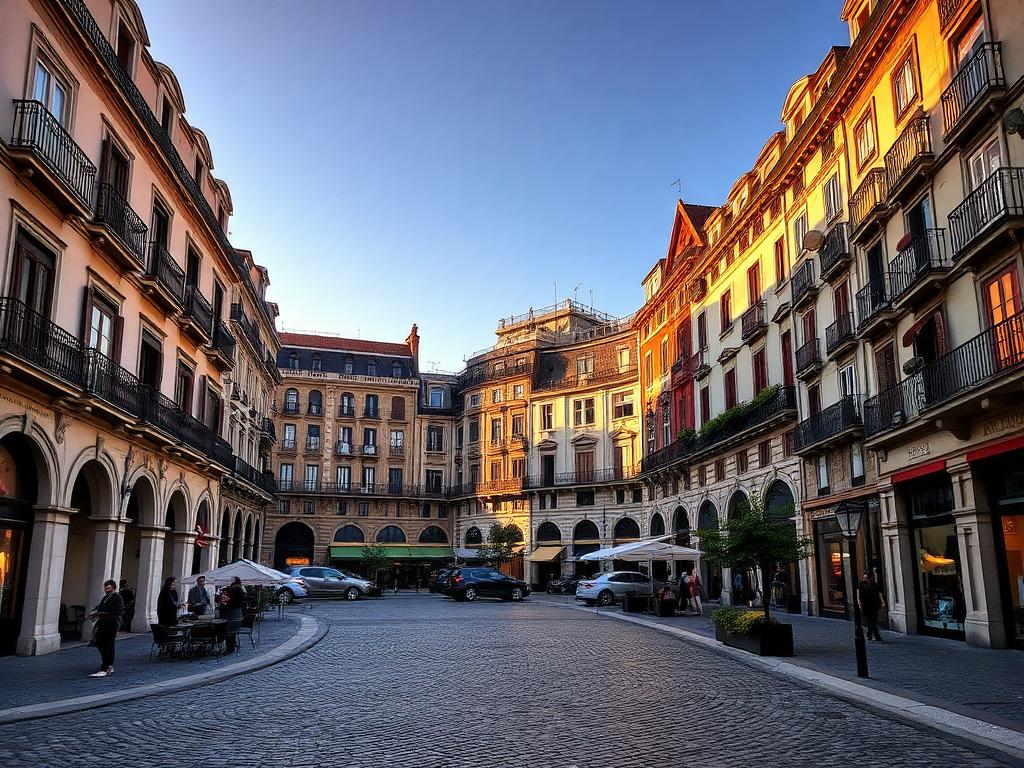 Calle del barrio de La Latina, Madrid
