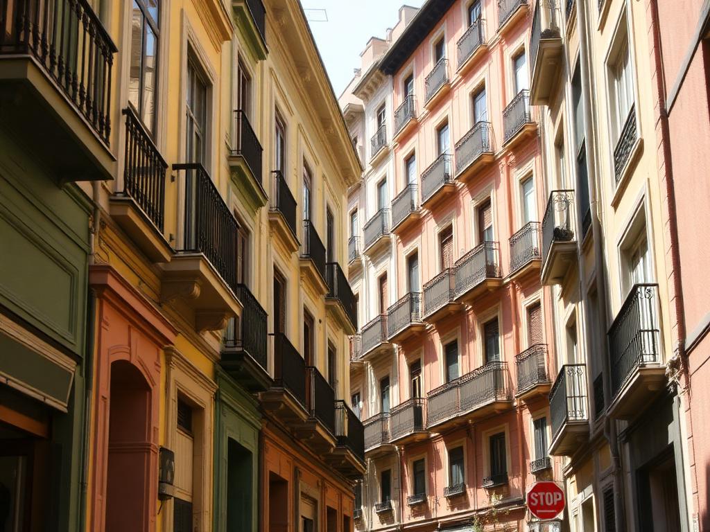 Calle del barrio de Lavapiés, Madrid