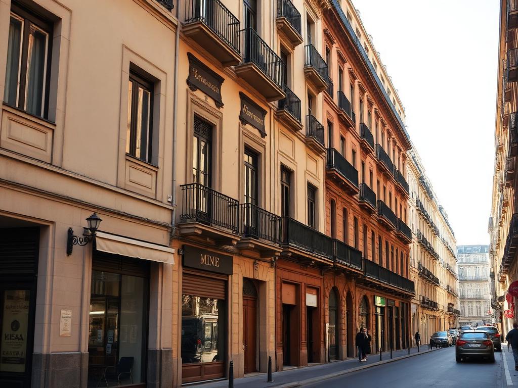 Calle del barrio de Malasaña, Madrid